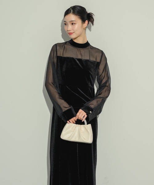 NEUNA（ヌナ） ドレス ベロアマーメイドドレス : ZOZOTOWN Yahoo!店