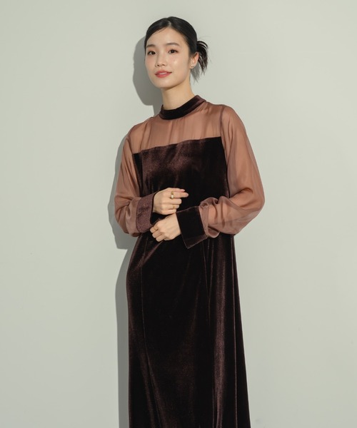 NEUNA（ヌナ） ドレス ベロアマーメイドドレス : ZOZOTOWN Yahoo!店