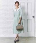 ワンピース FLYING SAUCER 七分丈ドレスの詳細画像1
