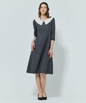 ワンピース FLYING SAUCER 七分丈ドレスの詳細画像5