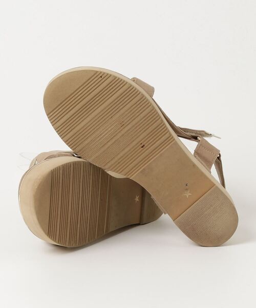 「LE TALON」 フラットサンダル MEDIUM ベージュ レディース_画像3