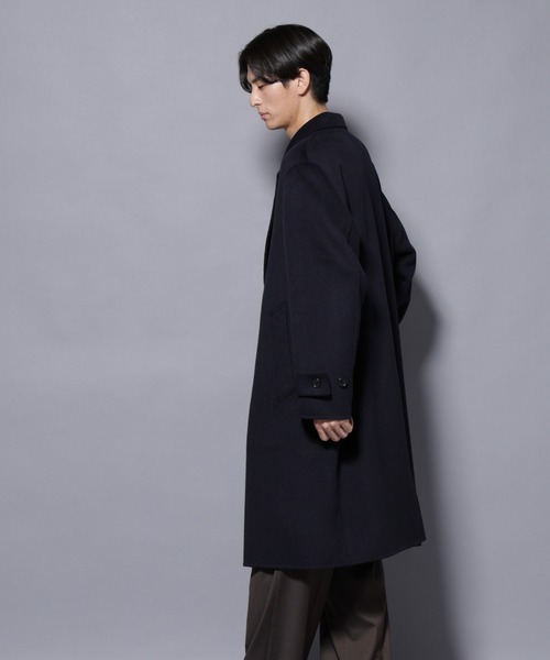 NANO universe チェスターコート コート ウールリバーチェスターコート