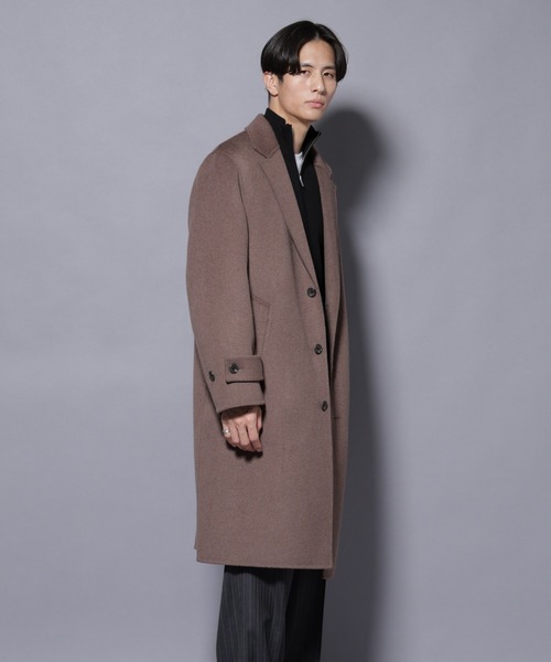 NANO universe（ナノ・ユニバース） チェスターコート コート ウール