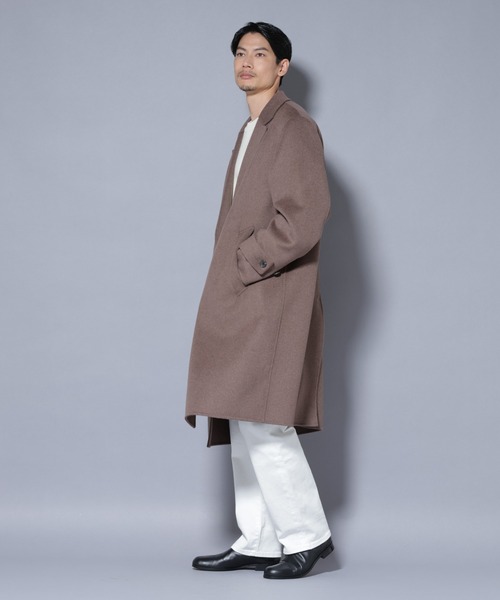 NANO universe（ナノ・ユニバース） チェスターコート コート ウール