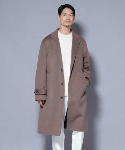 NANO universe（ナノ・ユニバース） チェスターコート コート ウール