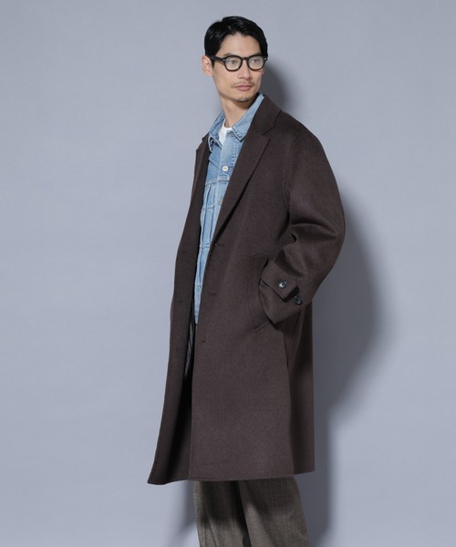 NANO universe（ナノ・ユニバース） チェスターコート コート ウール