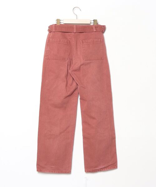「EDIT. FOR LULU」 「VERSO」デニムパンツ MEDIUM ボルドー レディース_画像2