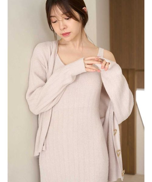 SNIDEL HOME パジャマ ルームウェア 「WarmMisty」「吸湿発熱」 ハート