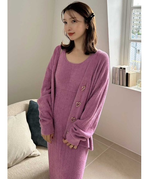ルームウェア　ワンピース＋カーディガン スナイデルホーム SNIDEL HOME（スナイデルホーム）の「カーディガン×ワンピースセット