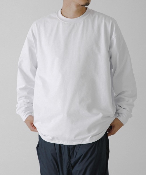 DAIWA PIER39（ダイワ ピア39） 長袖Tシャツ MEDIUM ホワイト メンズ