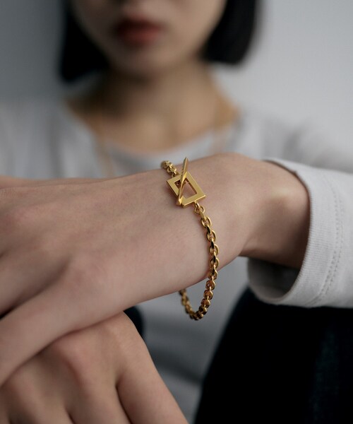 COCOSHNIK（ココシュニック） ブレスレット シルバー カットケーブル