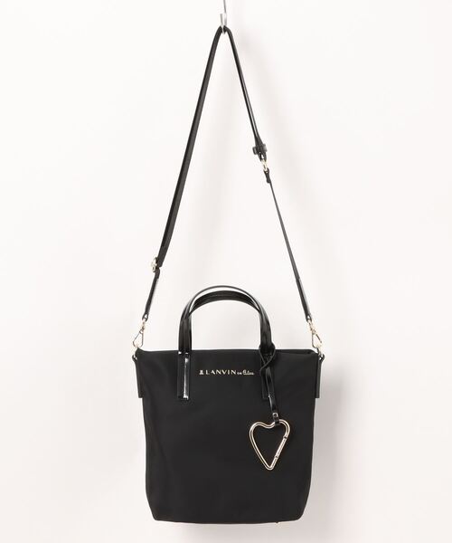 LANVIN en Blue 2wayハンドバッグ　レディース　バッグ　新品未使 LANVIN en Bleu 「LANVIN Bleu」 2WAYバッグ FREE ブラック レディース