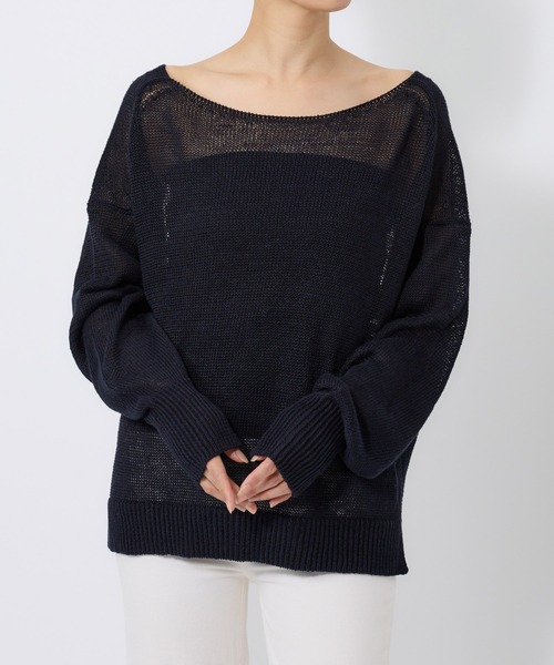 「Chaos」 長袖ニット FREE ベージュ レディース_画像7