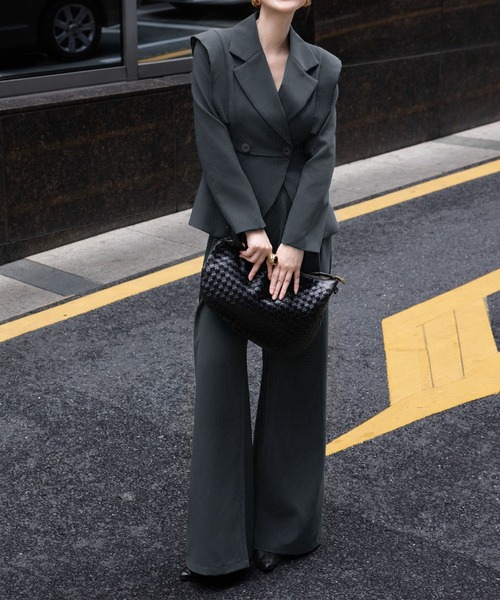 aimoha（アイモハ） セットアップ ダブルテーラードジャケット＋ワイド