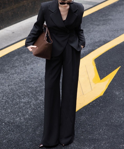 aimoha（アイモハ） セットアップ ダブルテーラードジャケット＋ワイド