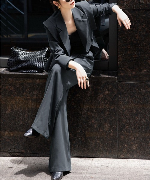 aimoha（アイモハ） セットアップ ダブルテーラードジャケット＋ワイド