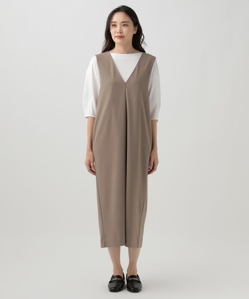 「Elura」 サロペットスカート LARGE ブラウン系その他4 レディース_画像3