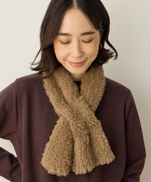 DECOY SINCE 1981 ストール マフラー フェザーヤーンマフラー「穴に