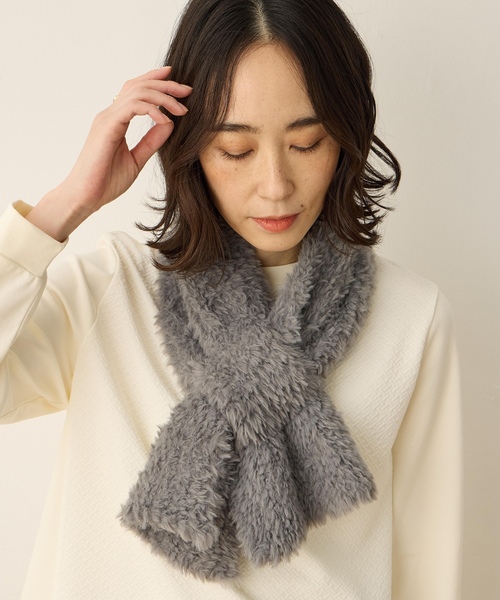 DECOY SINCE 1981 ストール マフラー フェザーヤーンマフラー「穴に