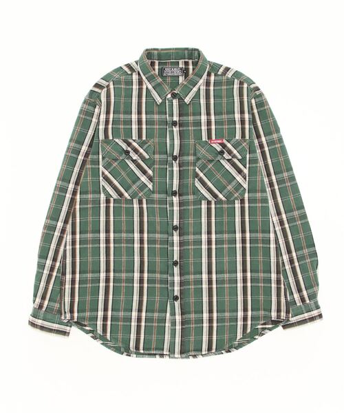 HYSTERIC GLAMOUR（ヒステリックグラマー） 長袖シャツ SMALL グリーン