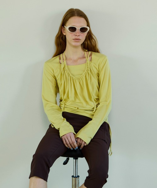 MAISON SPECIAL（メゾンスペシャル） パンツ Mini Skirt Layer Capri