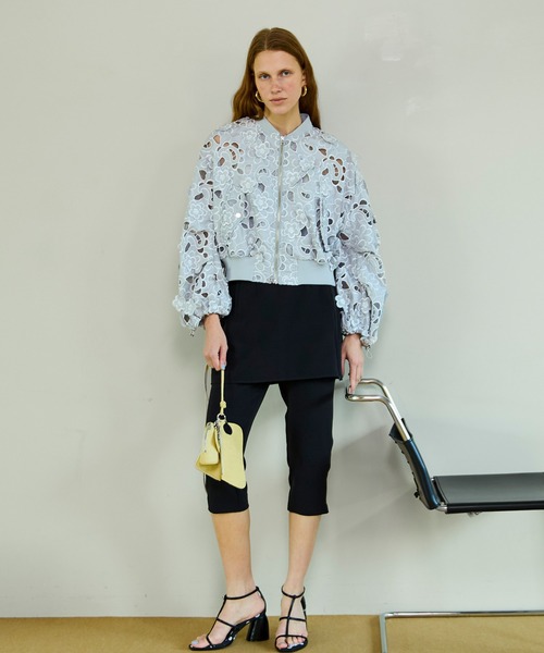 パンツ melt the lady string mini skirt pants MAISON SPECIAL（メゾンスペシャル） パンツ Mini Skirt Layer Capri