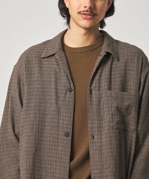 STEVEN ALAN（スティーブンアラン） シャツ コットンメッシュ チェック