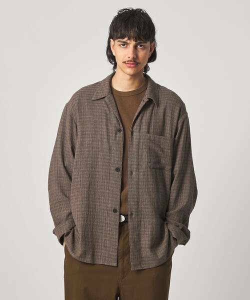 steven alan チェックオーバーサイズシャツ Sサイズ STEVEN ALAN（スティーブンアラン） シャツ コットンメッシュ チェック