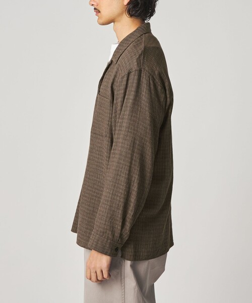 STEVEN ALAN（スティーブンアラン） シャツ コットンメッシュ チェック