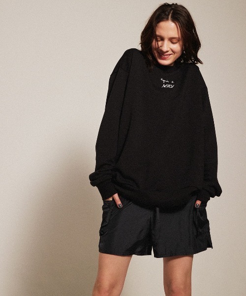 agnes b.（アニエスベー） スウェットカットソー FREE ブラック