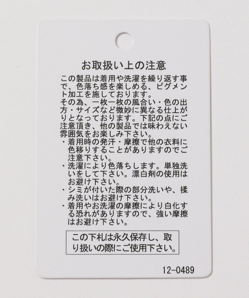 「BAYFLOW」 半袖Tシャツ MEDIUM ネイビー メンズ_画像4