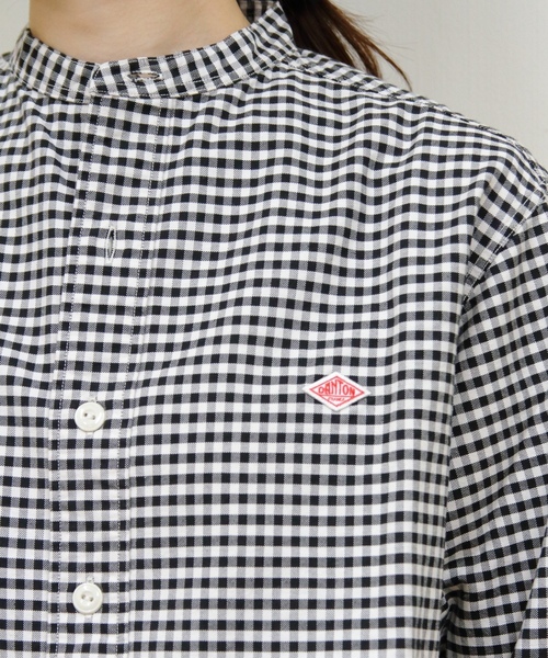Danton（ダントン） 長袖シャツ 42 ブラック メンズ : ZOZOTOWN Yahoo