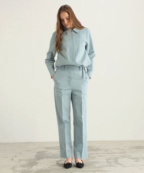 「BACCA」 ブルゾン 36 ライトブルー レディース_画像2