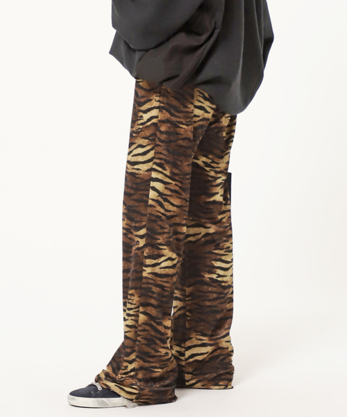 「AP STUDIO」 イージーパンツ 36 ブラウン レディース_画像4