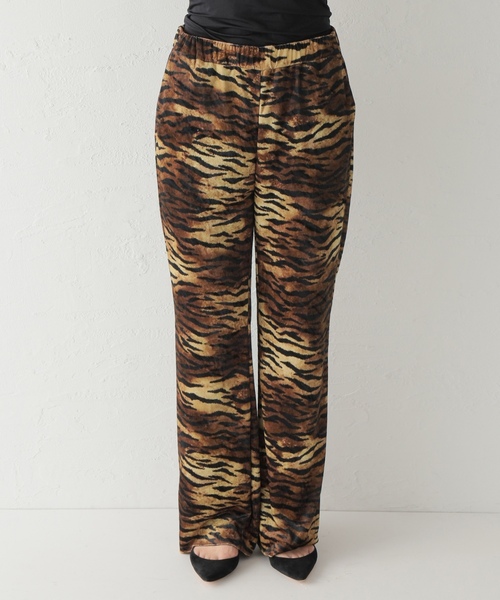 「AP STUDIO」 イージーパンツ 36 ブラウン レディース_画像5