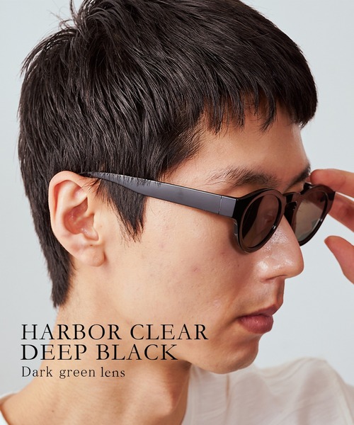 Jugaad14 サングラス 偏光 調光 「jugaad14」HARBOR CLEAR deep black