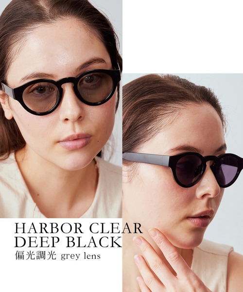 Jugaad14 サングラス 「jugaad14」HARBOR CLEAR deep black メンズ