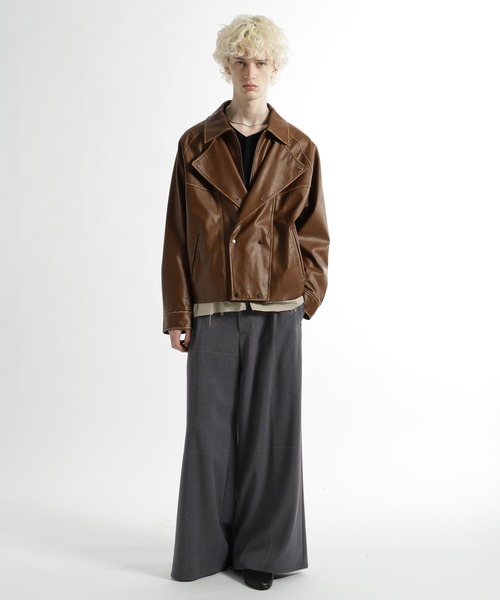 HARE（ハレ） ブルゾン アウター レイヤードトレンチブルゾン(HARE