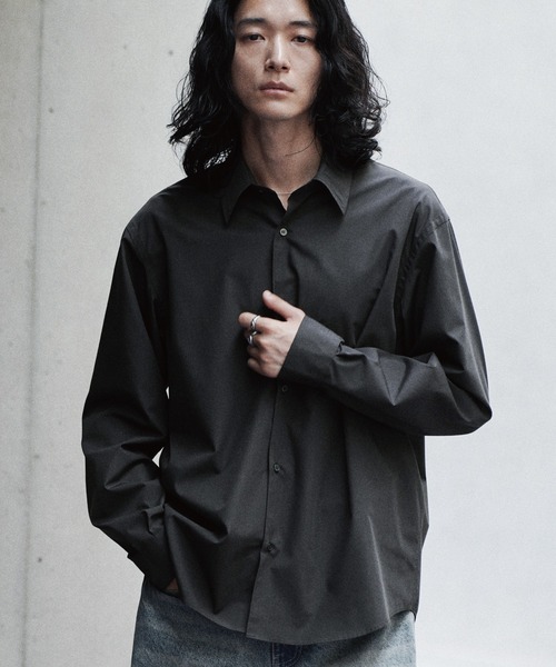 WYM LIDNM シャツ MICRO SPAN BASIC SHIRT メンズ レディース
