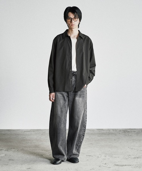 WYM LIDNM シャツ MICRO SPAN BASIC SHIRT メンズ レディース