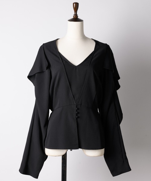 LA BELLE ETUDE（ラベルエチュード） 長袖ブラウス FREE ホワイト