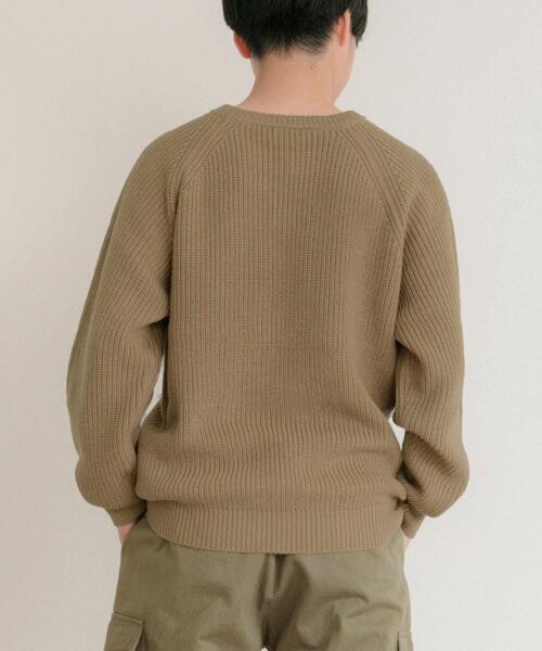 「ITEMS URBANRESEARCH」 長袖ニット MEDIUM ブラック メンズ_画像5