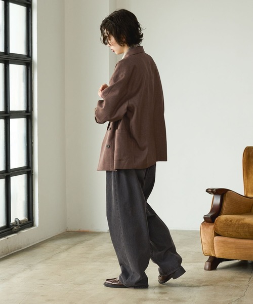 「GEORGE'S」 テーラードジャケット SMALL ベージュ レディース_画像6