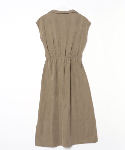 「OLIVE des OLIVE」 シャツワンピース M グリーン レディース_画像2