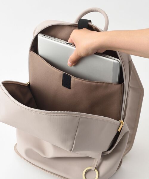 「TRAVEL SHOP MILESTO」 リュック フリ- ブラック レディース_画像4