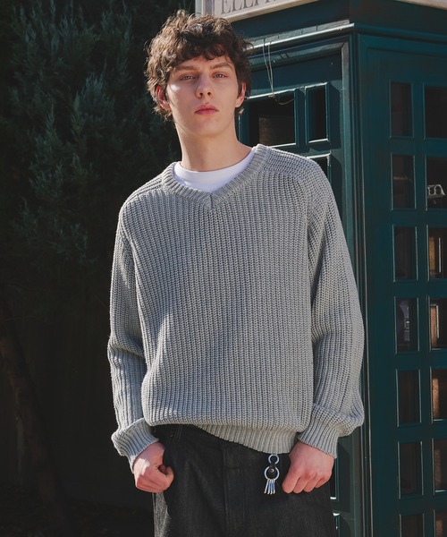 vintage  knit フィッシャーマンニット Regen Glanz セーター ニット fisherman knit/フィッシャーマンニット