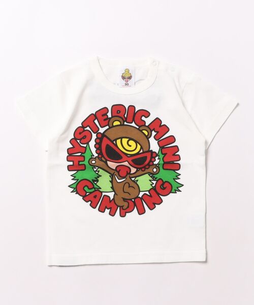 HYSTERIC MINI（ヒステリックミニ） tシャツ HI! TEDDY MINI CAMP 半袖