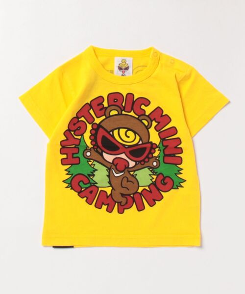 HYSTERIC MINI（ヒステリックミニ） tシャツ HI! TEDDY MINI CAMP 半袖