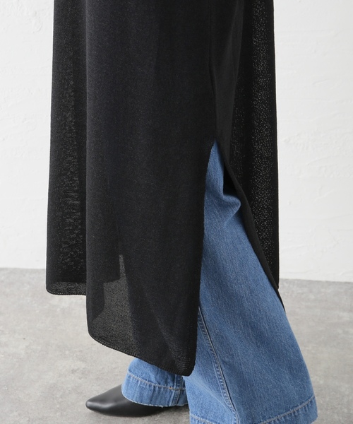 「Plage」 ニットワンピース 36 ブラック レディース_画像8