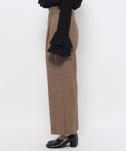 「mysty woman」 スラックス MEDIUM ベージュ系その他 レディース_画像8